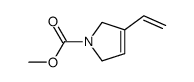 1H-Pyrrole-1-carboxylicacid,3-ethenyl-2,5-dihydro-,methylester(9CI) structure