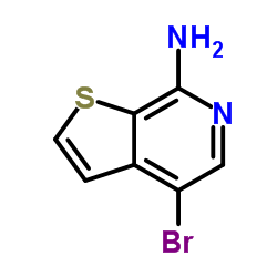 4-Bromothieno[2,3-c]pyridin-7-amine Structure