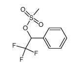 Methanesulfonic acid 2,2,2-trifluoro-1-phenyl-ethyl ester Structure