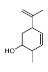 2-methyl-5-prop-1-en-2-ylcyclohex-3-en-1-ol结构式