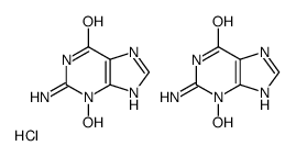 2-amino-3-hydroxy-7H-purin-6-one,hydrochloride Structure