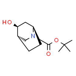 tert-butyl (1R,4R,5S)-5-hydroxy-2-azabicyclo[2.2.2]octane-2-carboxylate结构式