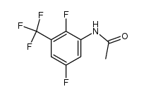 N-[2,5-difluoro-3-(trifluoromethyl)phenyl]acetamide Structure