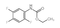 ethyl N-(2,4,5-trifluorophenyl)carbamate结构式