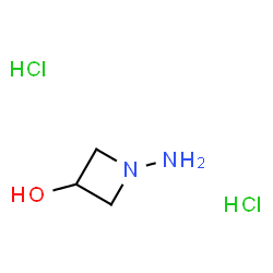 1-aminoazetidin-3-ol dihydrochloride Structure