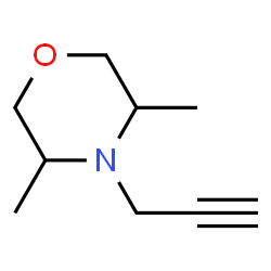 Morpholine,3,5-dimethyl-4-(2-propynyl)- (9CI) Structure