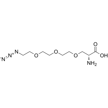 azido-tris(ethylenoxy)-L-alanine TFA Structure