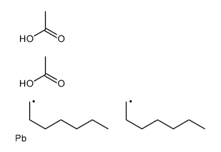 Plumbane, bis(acetyloxy)diheptyl-结构式