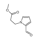 methyl 3-(2-formylpyrrol-1-yl)propanoate Structure