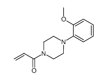 1-acryloyl-4-(2-methoxy-phenyl)-piperazine结构式