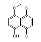 5,8-dichloro-4-methoxynaphthalen-1-ol结构式