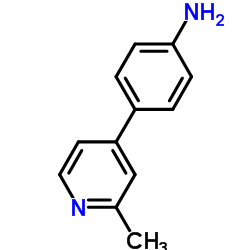 4-(2-Methyl-4-pyridinyl)aniline结构式