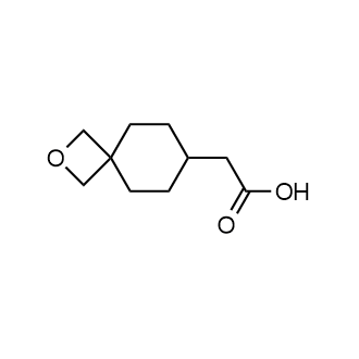 2-(2-氧杂螺[3.5]壬烷-7-基)乙酸结构式
