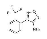 4-[2-(trifluoromethyl)phenyl]-1,2,5-oxadiazol-3-amine Structure