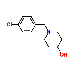 1-(4-chlorobenzyl)piperidin-4-ol结构式