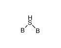 μ-thioldiborane(6)结构式