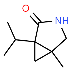 3-Azabicyclo[3.1.0]hexan-2-one,5-methyl-1-(1-methylethyl)-(9CI) structure