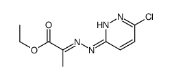 ethyl 2-[(6-chloropyridazin-3-yl)hydrazinylidene]propanoate Structure