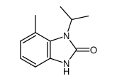 2H-Benzimidazol-2-one,1,3-dihydro-7-methyl-1-(1-methylethyl)-(9CI)结构式