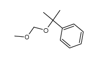 O-(methoxymethyl)-2-phenyl-2-propanol Structure