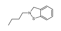 2-butyl-3H-1,2-benzothiazole Structure