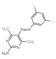 2-Pyrimidinamine,5-[2-(3,5-dichlorophenyl)diazenyl]-4,6-dimethyl- picture