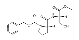 Cbz-Pro-Ser-OMe Structure