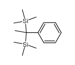 1,1-bis(trimethylsilyl)-1-phenylethane Structure