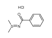 hydrochloride of S,S-dimethyl-N-benzoylsulfimide Structure