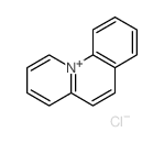 吡啶并[1,2-a]喹啉-11-鎓氯化物结构式