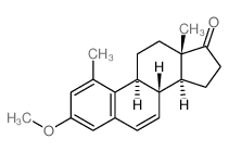 Estra-1,3,5(10),6-tetraen-17-one,3-methoxy-1-methyl- (7CI,8CI,9CI)结构式