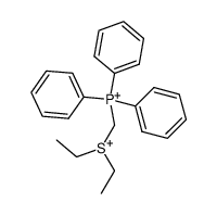 Diaethylsulfoniomethyl-triphenyl-phosphonium Structure