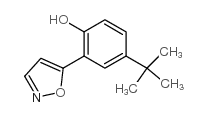 5-(5-tert-Butyl-2-hydroxyphenyl)isoxazole Structure