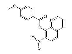 (7-nitroquinolin-8-yl) 4-methoxybenzoate Structure