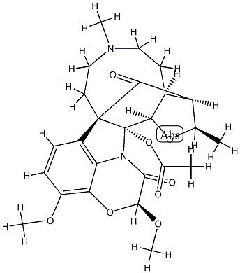 11-Methoxydichotine (neutral)2-acetate structure