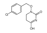 1-[(4-chlorophenyl)methoxy]-1,3-diazinane-2,4-dione Structure