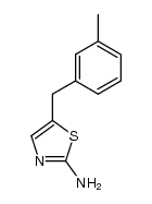 2-amino-5-(3-methylbenzyl)-1,3-thiazole Structure