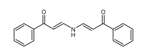 bis-(3-oxo-3-phenyl-propenyl)-amine Structure