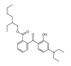 2-ethylhexyl 2-[4-(diethylamino)-2-hydroxybenzoyl]benzoate结构式