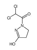 3-Pyrazolidinone, 1-(dichloroacetyl)- (9CI) structure