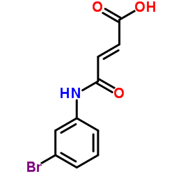 3-(3-Bromo-phenylcarbamoyl)-acrylic acid结构式