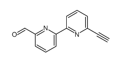 6-Ethynyl-6'-formyl-2,2'-bipyridine结构式