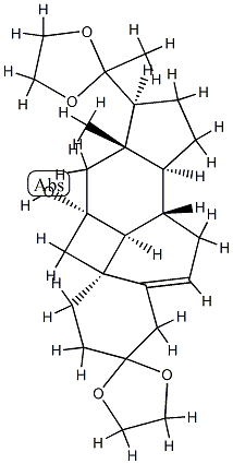 11-Hydroxy-11β,19-cyclopregn-5-ene-3,20-dione bis(ethylene acetal) picture