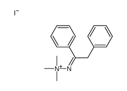 (1,2-diphenylethylideneamino)-trimethylazanium,iodide Structure