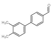 3',4'-dimethyl-biphenyl-4-carbaldehyde Structure