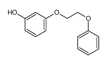 m-(2-phenoxyethoxy)phenol structure