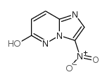 6-羟基-3-硝基咪唑并[1,2-b]吡嗪结构式