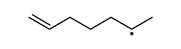 1-methyl-5-hexenyl radical结构式