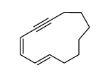 (1E,3Z)-cyclododeca-1,3-dien-5-yne结构式