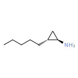 Cyclopropanamine, 2-pentyl-, (1R,2R)-rel- (9CI) picture